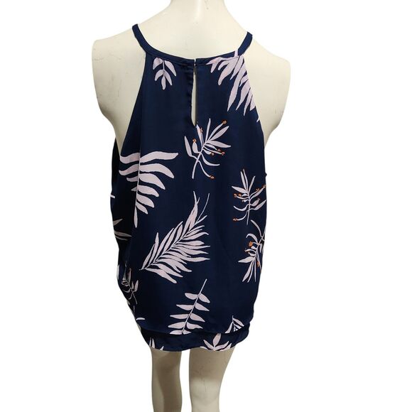 Violet Claire Tunic Blouse Womens SZ XL Tropical Resort Vacation Island Beach - Picture 3 of 4